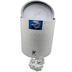 Swarovski Crystal SCS 1991 Save Me Seals Annual Ed Mother & Child Series